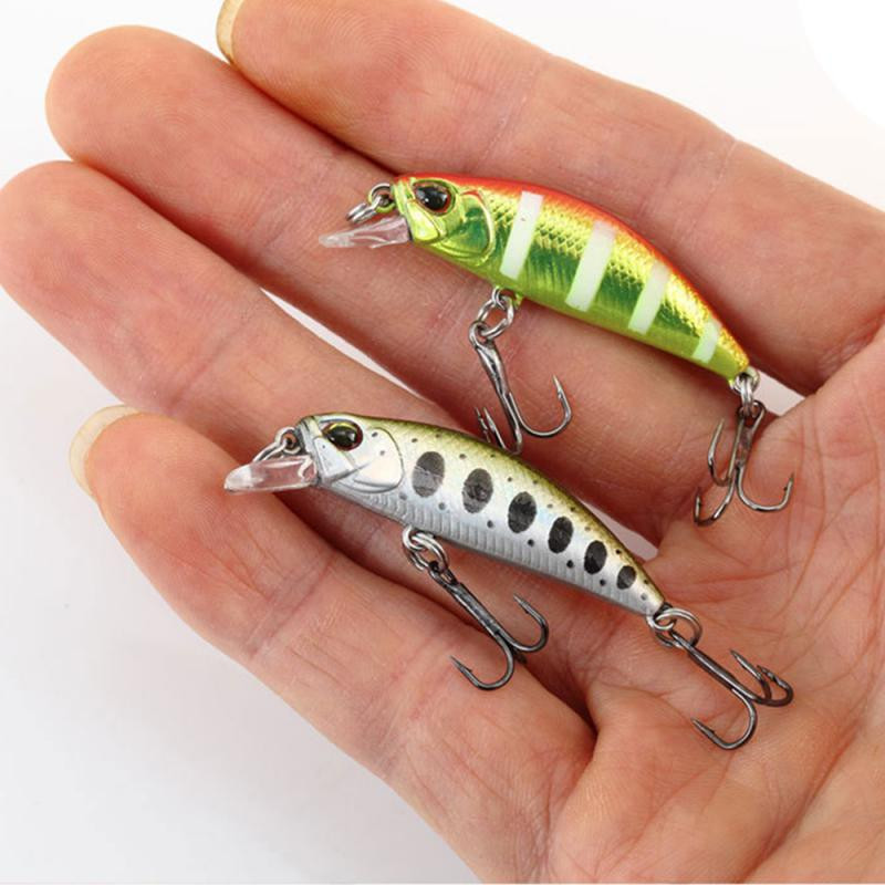 Mini uppuvad Minnow kalapüügi landid Jerkbaits Peche Artificial Bait Wobbler Forell Bass Karpkala kalapüügi landid ahvenahaugi jaoks