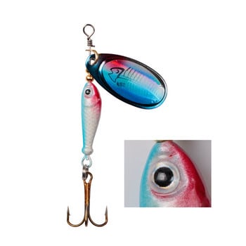 Περιστρεφόμενο δόλωμα ψαρέματος 7cm 9g Μεταλλικό κουτάλι σκληρό δόλωμα Τρίκλινα γάντζοι Wobblers Bass Fishing Tackle Fishing Spoon Spinner Bait