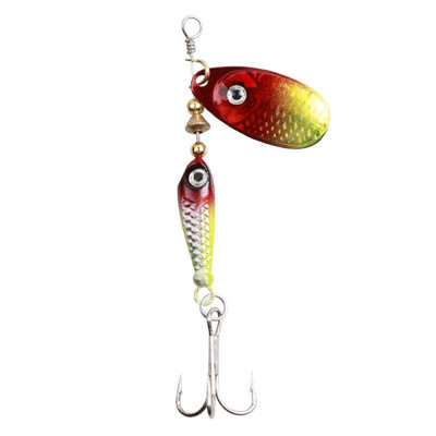 Mamac za pecanje s rotirajućom špilerom 7 cm 9 g Metalna žlica, tvrdi mamac, udice za visoke tonove, vobleri, pribor za pecanje, ribolovni mamac s žlicom za pecanje