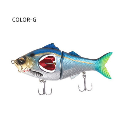 Propeler Glider Mamci za ribolov Tonuće 10g 22.5g Metalna trbušna oštrica Tonući Swimbait Tvrdi vobleri Jerkbait Pesca Accesorios Mar