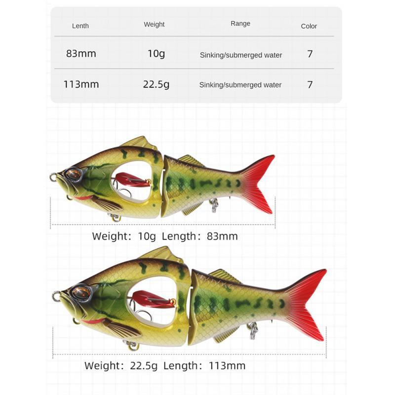 Propeler Glider Mamci za ribolov Tonuće 10g 22.5g Metalna trbušna oštrica Tonući Swimbait Tvrdi vobleri Jerkbait Pesca Accesorios Mar