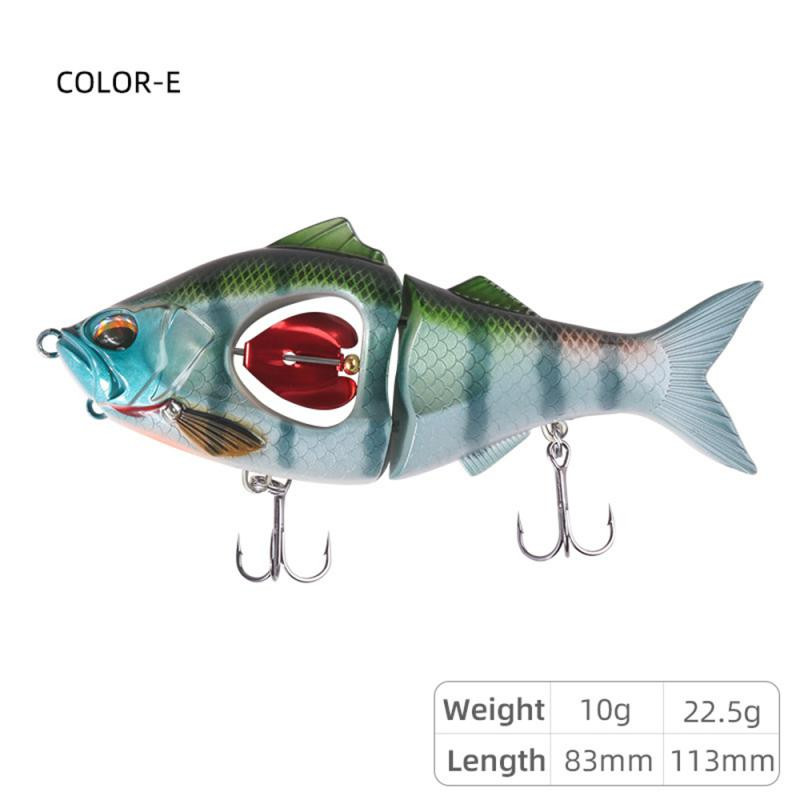 Propeler Glider Mamci za ribolov Tonuće 10g 22.5g Metalna trbušna oštrica Tonući Swimbait Tvrdi vobleri Jerkbait Pesca Accesorios Mar