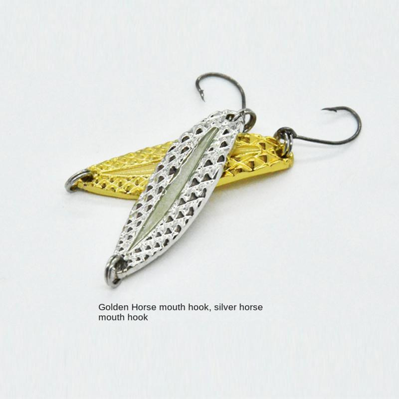 Metalinis suktukas Šaukštas upėtakių žvejybos masalas Kietas masalas blizgučiai Noise Paillette Dirbtinis masalas Maži kieti blizgučiai žvejybos reikmenys