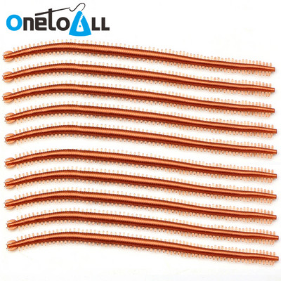 OnetoAll 20PCs 13cm Artificial Centipedes Lifelike Earthworm Μαλακό δόλωμα σκουλήκι Δόλωμα Κυπρίνος Μπάσο σιλικόνη πλαστικό ψάρεμα Swimbait