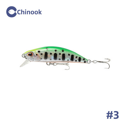 CHINOOK Micro mini tonući minnow vobleri mamci za pecanje 50 mm 5 g Umjetni tvrdi mamac Jerkbait Crankbait pribor za pecanje bas