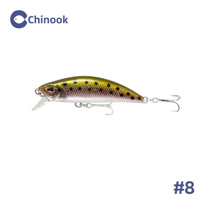 CHINOOK Micro mini tonući minnow vobleri mamci za pecanje 50 mm 5 g Umjetni tvrdi mamac Jerkbait Crankbait pribor za pecanje bas