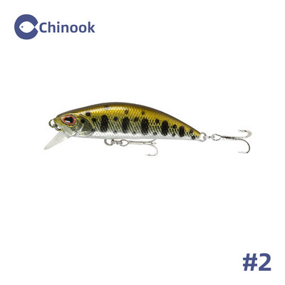 CHINOOK Micro mini tonući minnow vobleri mamci za pecanje 50 mm 5 g Umjetni tvrdi mamac Jerkbait Crankbait pribor za pecanje bas