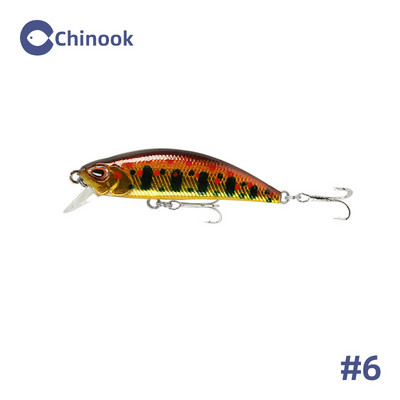 CHINOOK Micro mini tonući minnow vobleri mamci za pecanje 50 mm 5 g Umjetni tvrdi mamac Jerkbait Crankbait pribor za pecanje bas