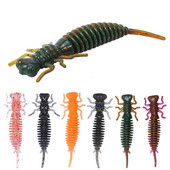 10 τεμ/Παρτίδα 55 mm 1,2 g Dragonfly Soft Fishing Worm Lures Jigging Lure Fishing Baits Artificial Tackles Lures 10 Colors Fishing Tools
