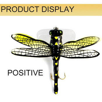 6G 7,5cm Topwater Dragonfly Flies Insect Fly Fishing Lure Trout Popper Artificial Bait Wobblers For Trolling Hard Lure 1pc