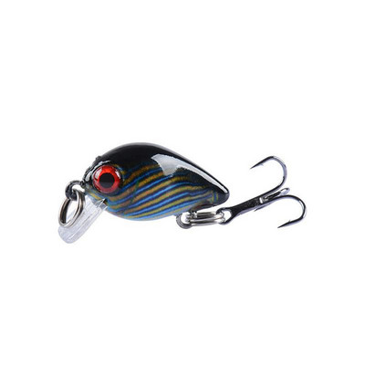 Luya Bait Painted Fishing Bait Set Mini Trout Floating Swing Crank Bait Crazy Swing Artificial Bionic Crank Hard Pencil Bait