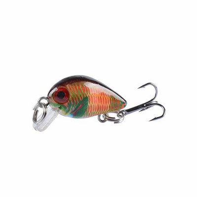 Luya Bait Painted Fishing Bait Set Mini Trout Floating Swing Crank Bait Crazy Swing Artificial Bionic Crank Hard Pencil Bait