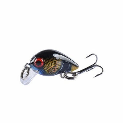 Luya Bait Painted Fishing Bait Set Mini Trout Floating Swing Crank Bait Crazy Swing Artificial Bionic Crank Hard Pencil Bait