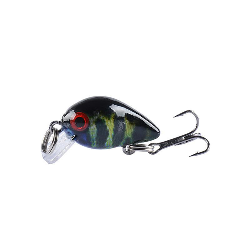 Luya Bait Painted Fishing Bait Set Mini Trout Floating Swing Crank Bait Crazy Swing Artificial Bionic Crank Hard Pencil Bait