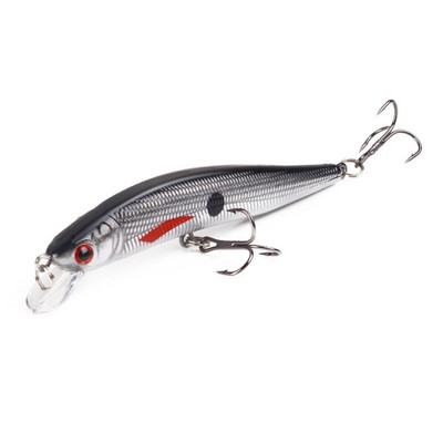 Nalucă de pescuit BearkingMinnow Momeală artificială tare cu laser Ochi 3D 10 cm 14,5 g Naluci de pescuit Crankbait Minnows