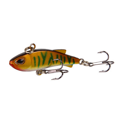 1tk uppuv Mini VIB kalastuslant 4,5cm 4g vibratsiooniga kunstsöödad talvised jääpüügi voblerid Bass Crankbait kalastustarbed