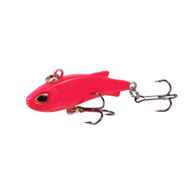 1tk uppuv Mini VIB kalastuslant 4,5cm 4g vibratsiooniga kunstsöödad talvised jääpüügi voblerid Bass Crankbait kalastustarbed