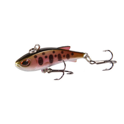 1tk uppuv Mini VIB kalastuslant 4,5cm 4g vibratsiooniga kunstsöödad talvised jääpüügi voblerid Bass Crankbait kalastustarbed
