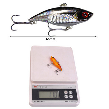 11G/65 мм твърда риболовна примамка VIB Rattlin Hook Fishing Sinking Vibra Rattlin Hooktion Lures Crank Artificial Wobbler Baits