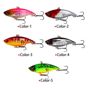 11G/65 мм твърда риболовна примамка VIB Rattlin Hook Fishing Sinking Vibra Rattlin Hooktion Lures Crank Artificial Wobbler Baits