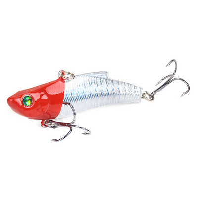 1 τεμ. Winter Ice Fishing Lure 7cm/18g Sinking Isca Artificial Rattlin Vibration VIB Hard Bait Crankbait Treble Hooks Tackle