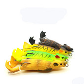 Propeller Mouse püügilant Whopper Plopper Bionic Bait 95mm 11,8g Simulation Mouse püügilant Pehme CrankBait Minnow lant