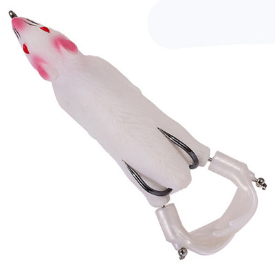 Propeller Mouse püügilant Whopper Plopper Bionic Bait 95mm 11,8g Simulation Mouse püügilant Pehme CrankBait Minnow lant