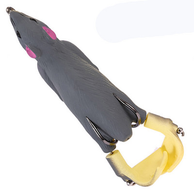 Propeller Mouse püügilant Whopper Plopper Bionic Bait 95mm 11,8g Simulation Mouse püügilant Pehme CrankBait Minnow lant