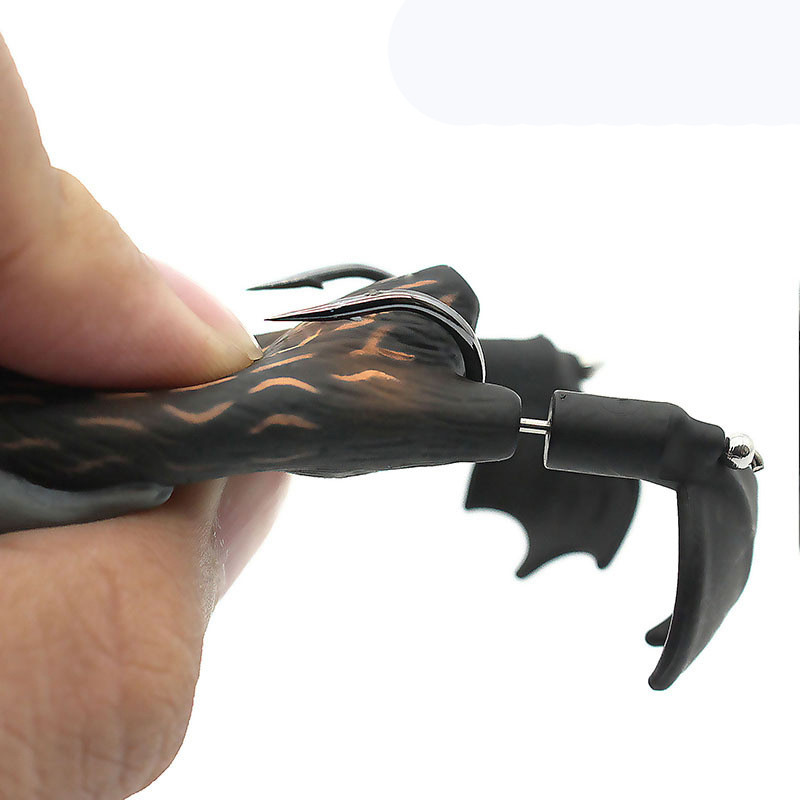 Propeller Mouse püügilant Whopper Plopper Bionic Bait 95mm 11,8g Simulation Mouse püügilant Pehme CrankBait Minnow lant