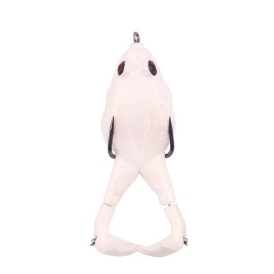 1vnt Dvigubas sraigtas varlė Minkštas silikoninis masalas Shad žvejybos masalai Jigging vobleriai Dirbtinis masalas Prop Vandens šamų reikmenys