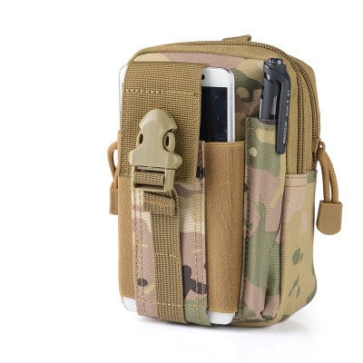 Τσάντα μέσης εξωτερικού χώρου Molle Tactical Αδιάβροχη τσάντα ταξιδίου Ζώνη Τηλέφωνο Θήκη Στρατού SWAT Στρατιωτικό Καμουφλάζ Εργαζόμενος Αξεσουάρ Μέση