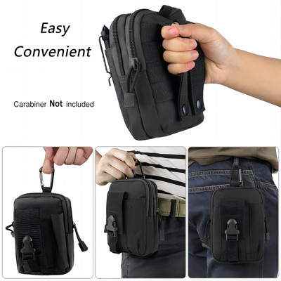 Katonai Molle Tasak Taktikai Öv Deréktáska Kültéri Sport Vízálló Telefontáska Férfi Alkalmi szerszám zseb Vadászat Fanny Pack
