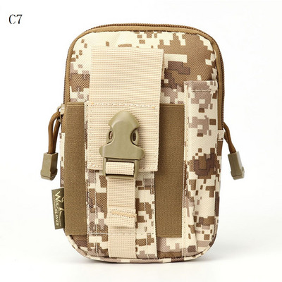 Katonai Molle Tasak Taktikai Öv Deréktáska Kültéri Sport Vízálló Telefontáska Férfi Alkalmi szerszám zseb Vadászat Fanny Pack