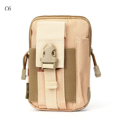 Katonai Molle Tasak Taktikai Öv Deréktáska Kültéri Sport Vízálló Telefontáska Férfi Alkalmi szerszám zseb Vadászat Fanny Pack