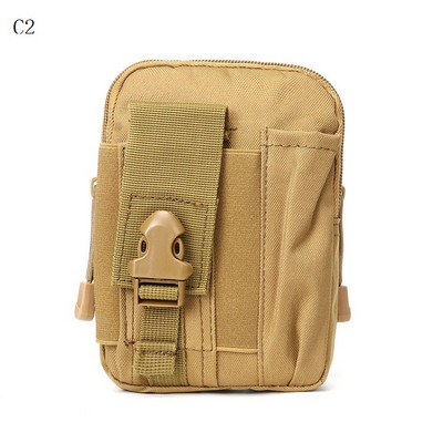 Katonai Molle Tasak Taktikai Öv Deréktáska Kültéri Sport Vízálló Telefontáska Férfi Alkalmi szerszám zseb Vadászat Fanny Pack