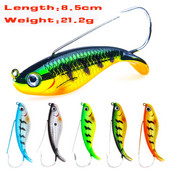 1 бр VIB риболовна примамка 8,5 см 21,2 г риболовен воблер против трева Isca изкуствена стръв твърди примамки лазерно тяло реалистични рибни принадлежности