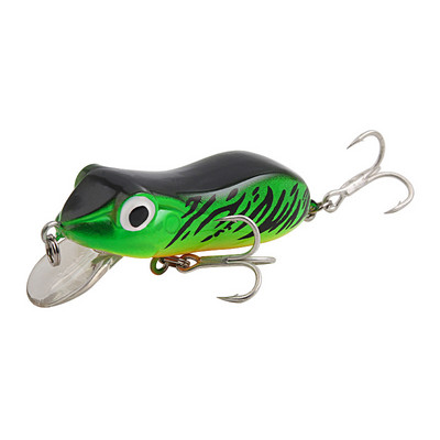 81mm/10g Bionic Frog Fishing Lures Topwater Hard Fish Wobbler Artificial Fishing Crank Bait Floating Fishing Tacking