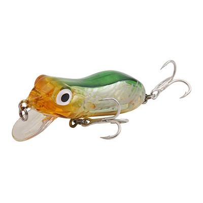 81mm/10g Bionic Frog Fishing Lures Topwater Hard Fish Wobbler Artificial Fishing Crank Bait Floating Fishing Tacking