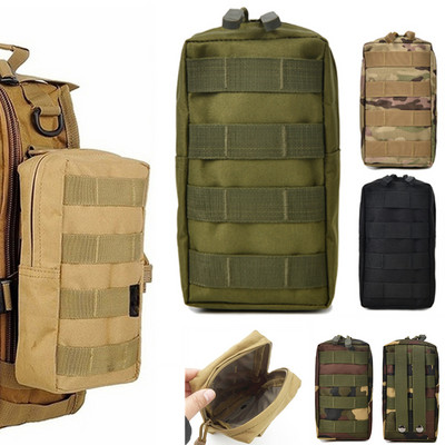 Meeste taktikaline Molle kott vöökott Väike telefonitasku sõjaväe vöökott Jooksukott Reisi matkakotid pehme seljaga