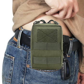 Външна военна чанта Molle Pouch Bag Tactical Utility EDC Tools Waist Pack Phone Holder Case Работна къмпинг джобна чанта за лов