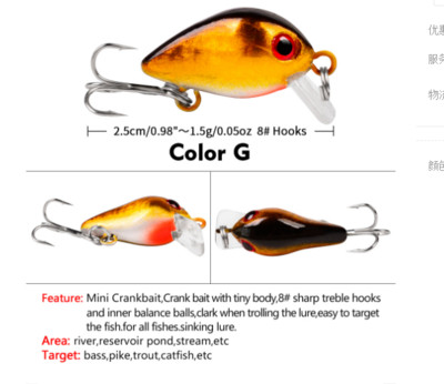 1 vnt Kietos žvejybos masalai 1,6 g 2,6 cm skęstantis jerkbait VIB Rattlin Hook vobleriai Deep Dive skęstantis jūros vandenynas dirbtinis plastikinis masalas