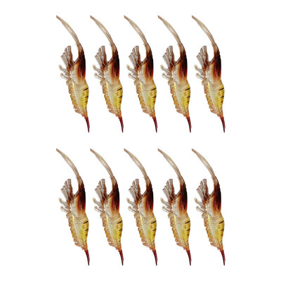 10 buc Naluci Momeală Pescuit Creveți Moale Artificial Fals Creveți Bionic Sea