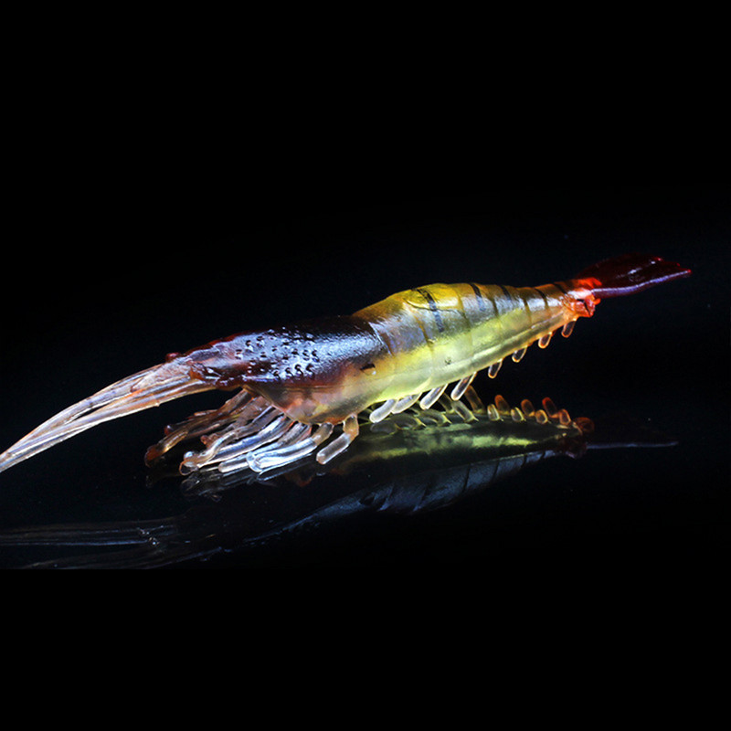 10 buc Naluci Momeală Pescuit Creveți Moale Artificial Fals Creveți Bionic Sea