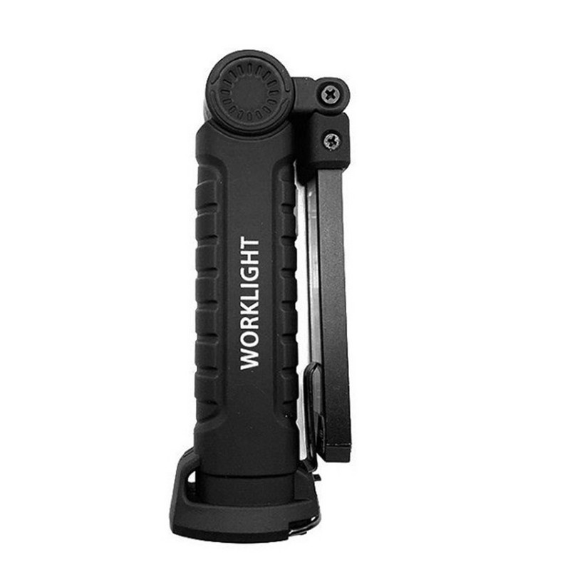 Profesionalios mados darbo lemputė, skirta automobilių remontui, su magnetu sulankstomu daugiafunkciu žibintuvėliu