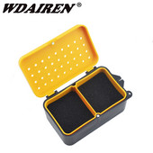 Aukštos kokybės kvėpuojantis plastikinis žvejybos gyvų jaukų laikymo dėžutė sliekų kraujo kirmėlių jaukų konteinerio dėžutės žvejybos reikmenys