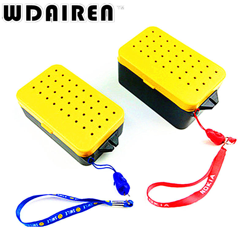 Aukštos kokybės kvėpuojantis plastikinis žvejybos gyvų jaukų laikymo dėžutė sliekų kraujo kirmėlių jaukų konteinerio dėžutės žvejybos reikmenys