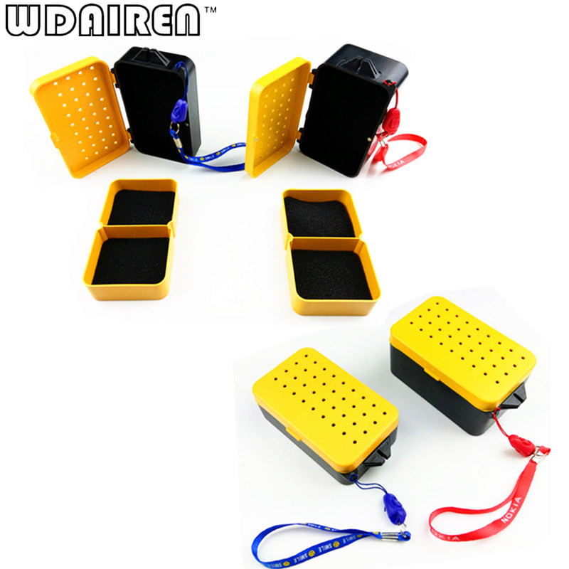 Aukštos kokybės kvėpuojantis plastikinis žvejybos gyvų jaukų laikymo dėžutė sliekų kraujo kirmėlių jaukų konteinerio dėžutės žvejybos reikmenys