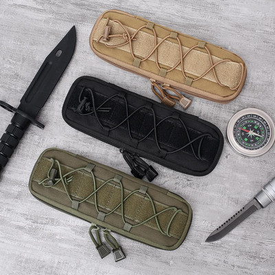 Sõjaline Molle kott Taktikaline nuga kotid Väike vöökott EDC tööriista jahikotid pliiatsihoidja ümbris Airsoft nugade kabuur