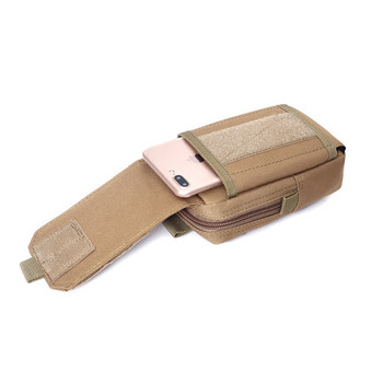 EDC Molle Bag Purse Outdoor Waterproof Military Waist Fanny Pack Мъжка чанта за телефон Къмпинг тактическа чанта за кръста Ловни аксесоари