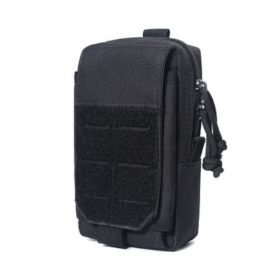 Geantă EDC Molle Geantă în aer liber, impermeabilă, cu talie militară, pentru bărbați, husă pentru telefon, geantă tactică de camping, accesorii de vânătoare